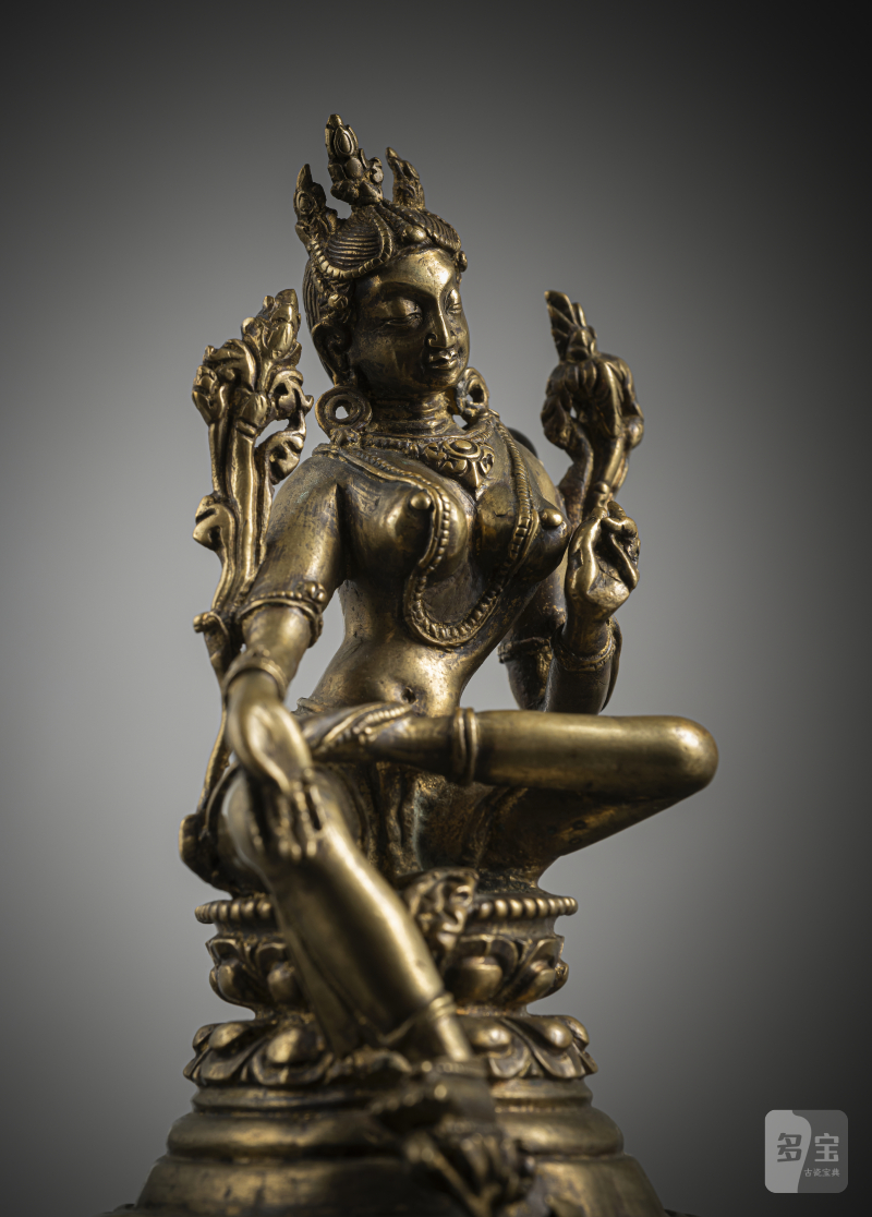 A BRONZE FIGURE OF SYAMATARA - 图3